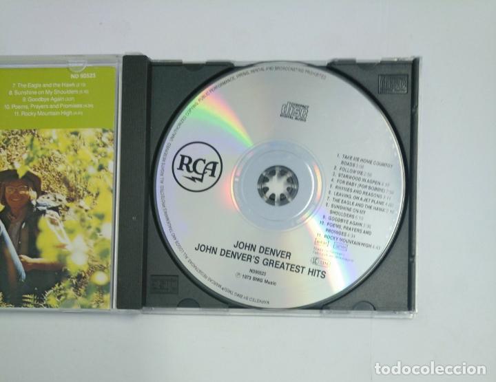 CDs de m&uacute;sica: JOHN DENVERS GREATEST HITS. CD. TDKCD13 - Foto 3