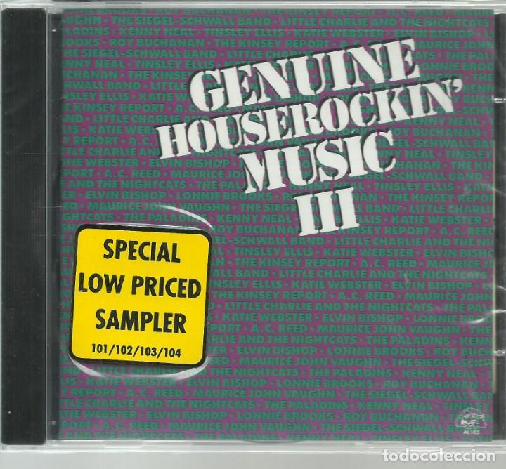 CD di Musica: VV.AA. - GENUINE HOUSEROCKIN' MUSIC III - CD ALLIGATOR 1988 NUEVO