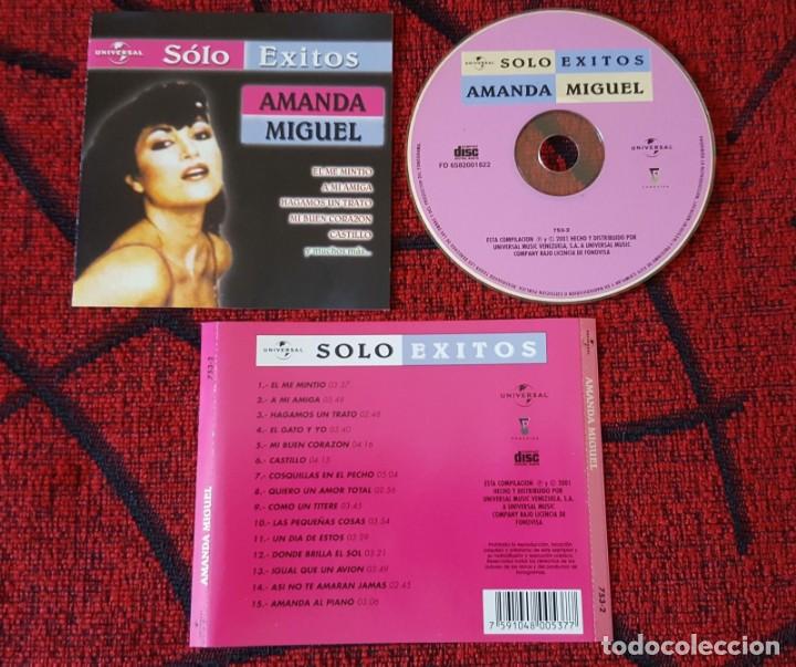 CDs de m&uacute;sica: AMANDA MIGUEL Solo Exitos  Venezuela CD 2001 - Foto 1