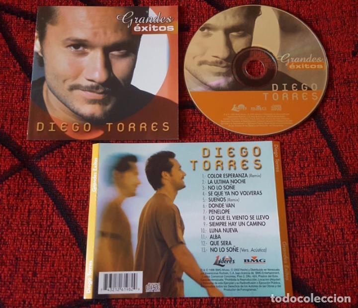 CDs de m&uacute;sica: DIEGO TORRES Grandes Exitos 2002 Venezuela CD - Foto 1