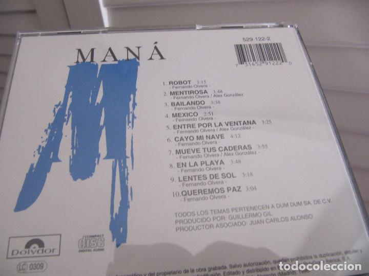 CDs de m&uacute;sica: Man&aacute; &lrm;&ndash; Man&aacute;- Polydor &lrm;&ndash; 529 122-2 -1996 - Foto 2
