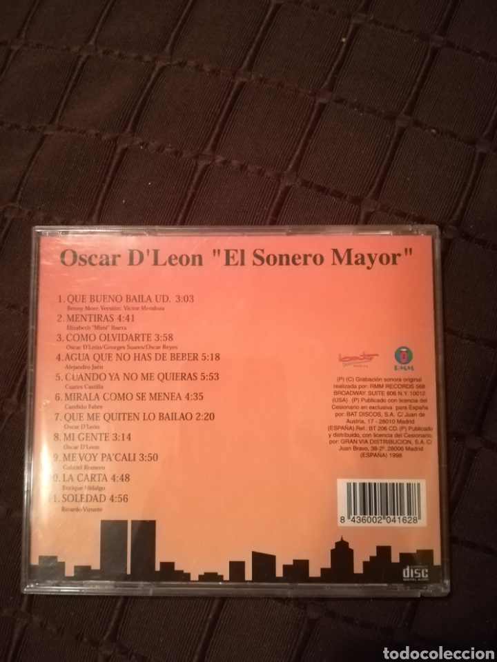 CDs de m&uacute;sica: CD Oscar dleon - Foto 2