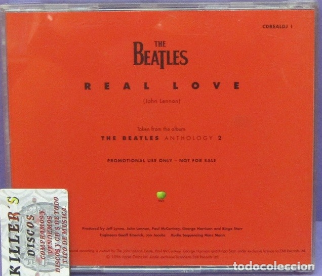 CDs de m&uacute;sica: Beatles - Real Love - CD Maxi Single Promo - Foto 2