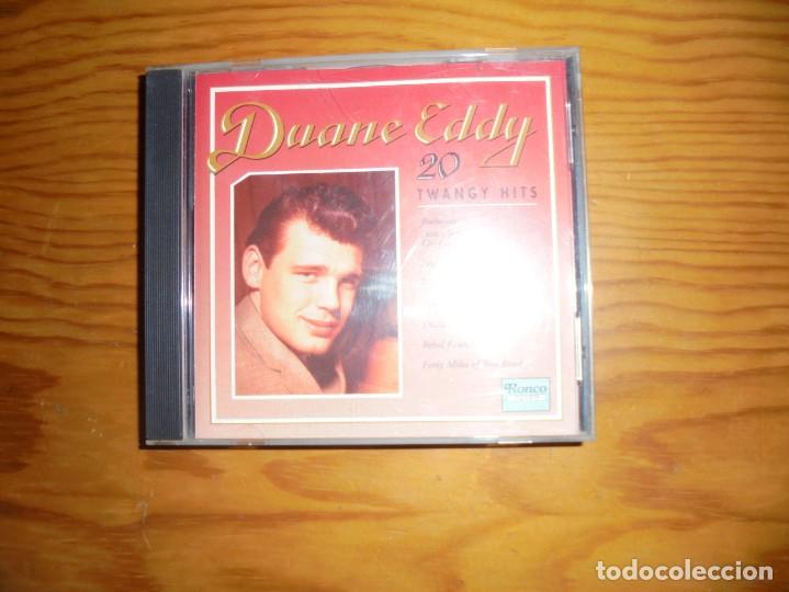 CDs de m&uacute;sica: DUANE EDDY. 20 TWANGY HITS . RONCO, 1998. CD. IMPECABLE(#) - Foto 1