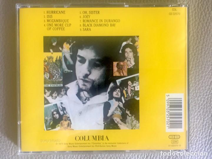 CDs de m&uacute;sica: BOB DYLAN - DESIRE (1975) - Foto 3