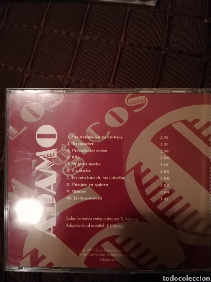 CDs de m&uacute;sica: CD adamo - Foto 2