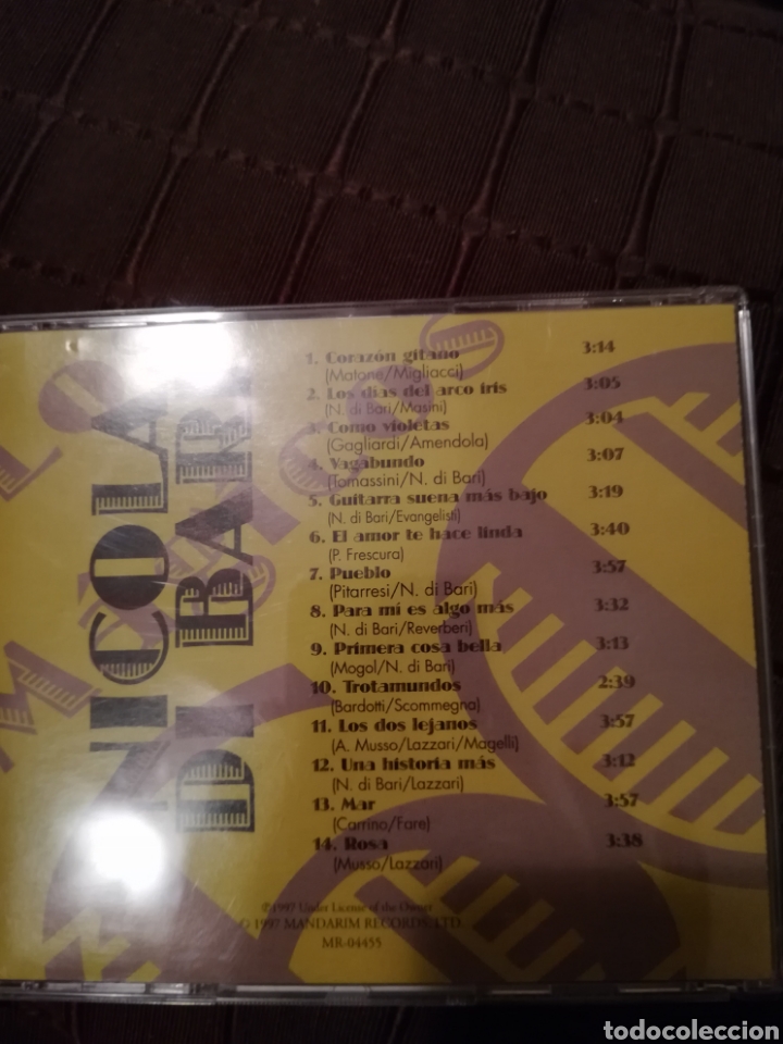 CDs de m&uacute;sica: CD Nicola di bari - Foto 2