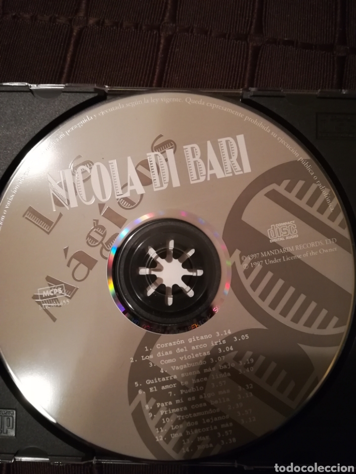 CDs de m&uacute;sica: CD Nicola di bari - Foto 3
