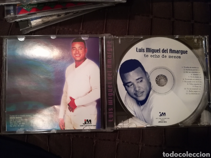 CDs de m&uacute;sica: CD Luis Miguel del amargue - Foto 3