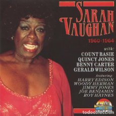 CDs de Música: SARAH VAUGHAN 1960-1964 WITH COUNT BASIE.QUINCY JONES BENNY CARTER GERALD WILSON. Lote 134875574