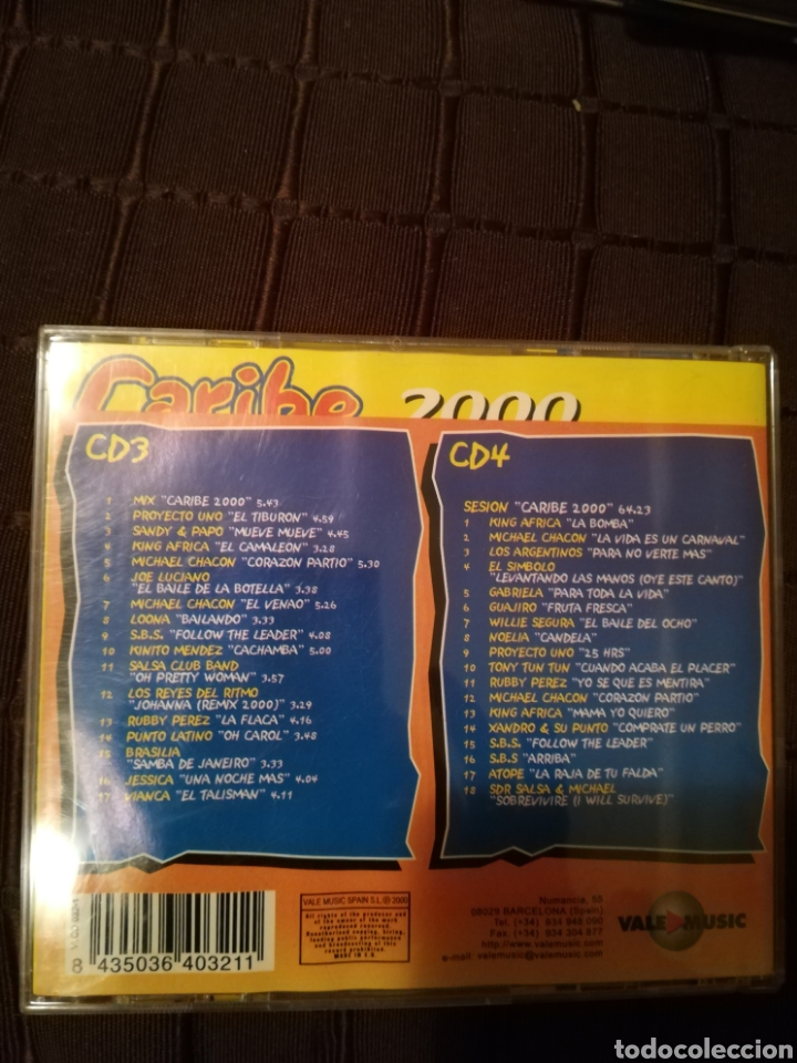 CDs de m&uacute;sica: CD Caribe 2000 CD 1 y 2. - Foto 2