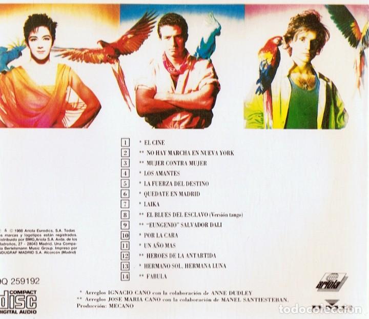 CDs de m&uacute;sica: MECANO &uml;DESCANSO DOMINICAL&uml; ( CD) - Foto 2