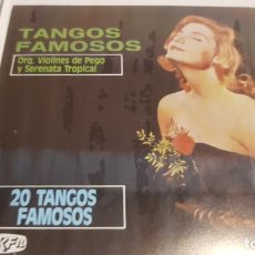 CDs de Música: ORQ. VIOLINES DE PEGO Y SERENATA TROPICAL / TANGOS FAMOSOS / CD - KUBANEY /20 TEMAS / PRECINTADO.