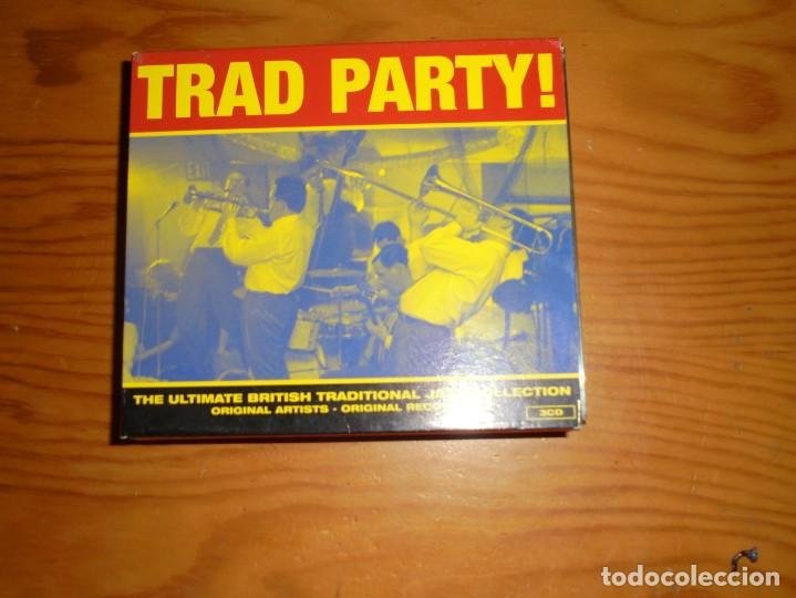 Musik-CDs: TRAD PARTY &iexcl;. THE ULTIMATE BRITISH TRADITIONAL JAZZ COLLECTION. 3 CD&acute;S. PULSE, 1998. IMPECABLES