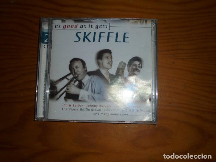 CDs de m&uacute;sica: SKIFFLE. AS GOOD AS IT GETS. 2 CD&acute;S . DISKY, 2000 . IMPECABLES - Foto 1