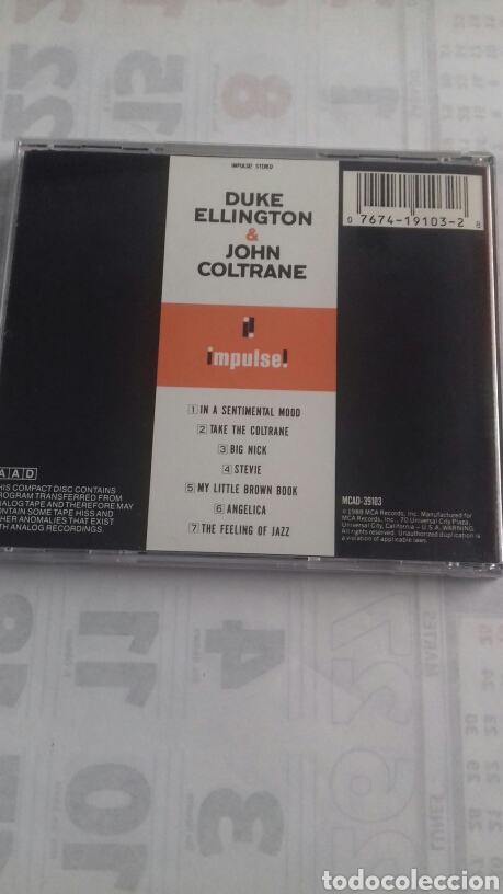 CDs de m&uacute;sica: Duke Ellington & John Coltrane - Foto 2