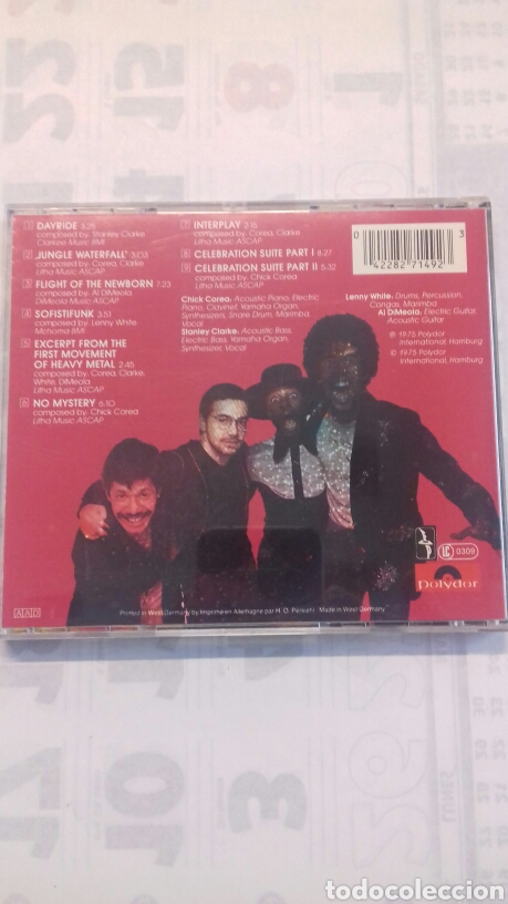 CDs de m&uacute;sica: Chick Corea. No Mystery - Foto 2