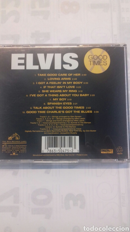 CDs de m&uacute;sica: Elvis Presley. Good Times - Foto 2