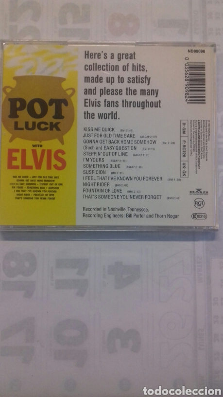 CDs de m&uacute;sica: Elvis Presley With ELVIS - Foto 2