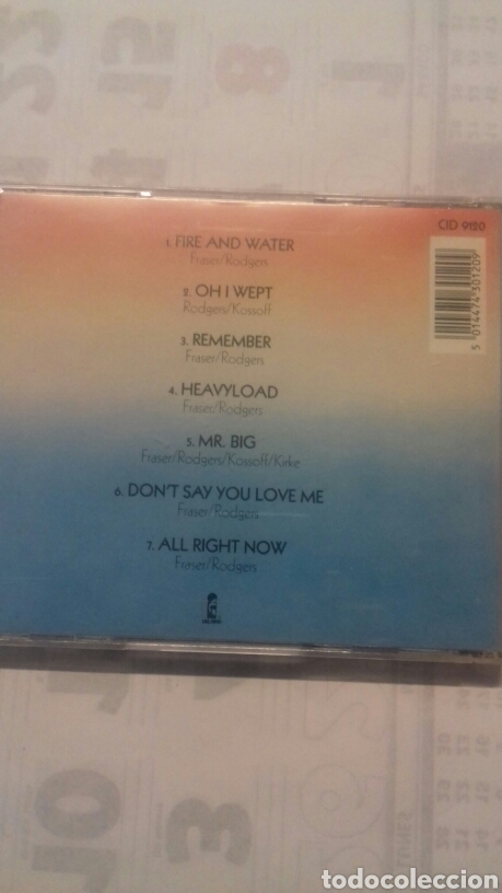 CDs de m&uacute;sica: Free. Fire and water - Foto 2