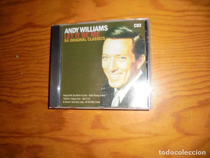 CDs de m&uacute;sica: ANDY  WILLIAMS.  LET IT BE ME. CD 2.  WETON,  2010.  IMPECABLE - Foto 1