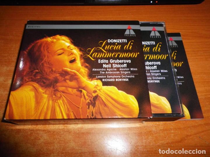 CDs de M&uacute;sica: LUCIA DI LAMMERMOOR DONIZETTI DOBLE CD 1992 ALEMANIA + LIBRETO EDITA GRUBEROVA NEIL SHICOFF