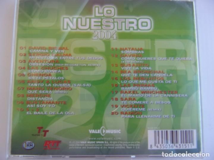 CDs de m&uacute;sica: LO NUESTRO - 2004- - Foto 2