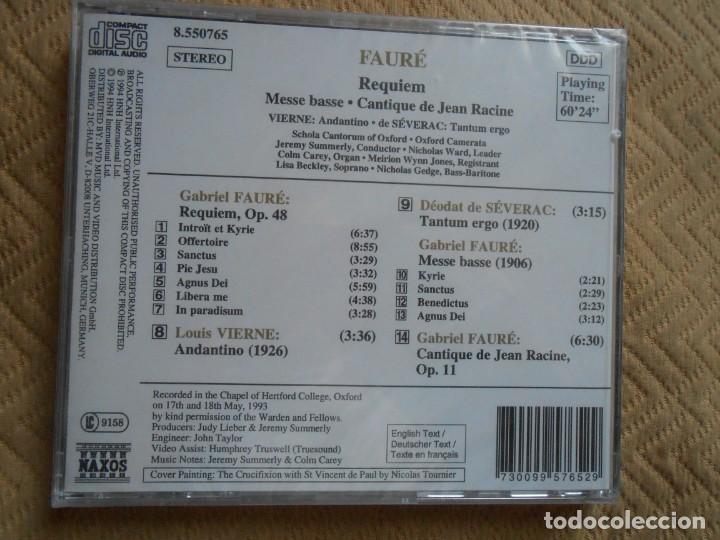 CDs de m&uacute;sica: FAUR&Eacute;  _REQUIEM - Foto 2