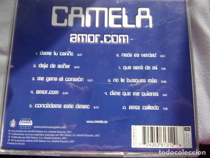 CDs de m&uacute;sica: CAMELA - AMOR.COM- - Foto 2