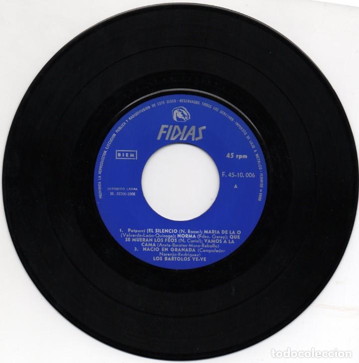 CD di Musica: CARNAVAL CADIZ 1966 EP VINILO LOS BARTOLOS YE-YE SIN CARATULA