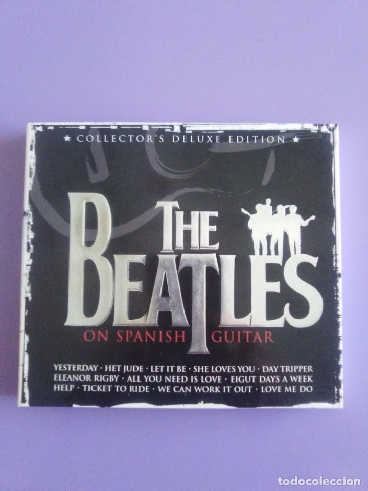 CDs de m&uacute;sica: RARO DOBLE CD THE BEATLES ON SPANISH GUITAR. COLLECTOR&acute;S DELUXE EDITION. OK RECORDS.MADE IN EU.