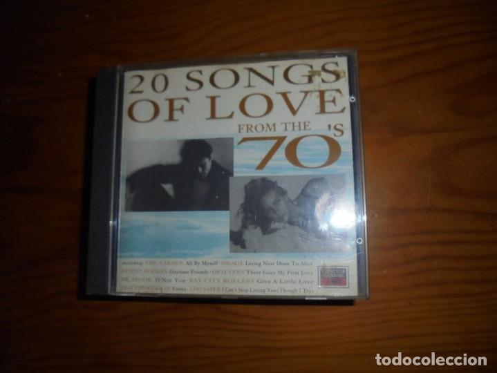 Music CDs: 20 SONGS OF LOVE FROM THE 70&acute;S. EMI, 1993. CD.