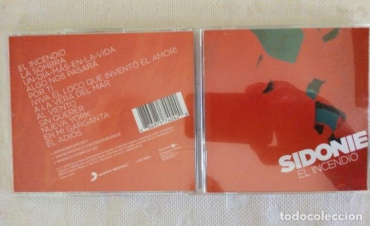 CDs de m&uacute;sica: CD SIDONIE - EL INCENDIO. - Foto 3