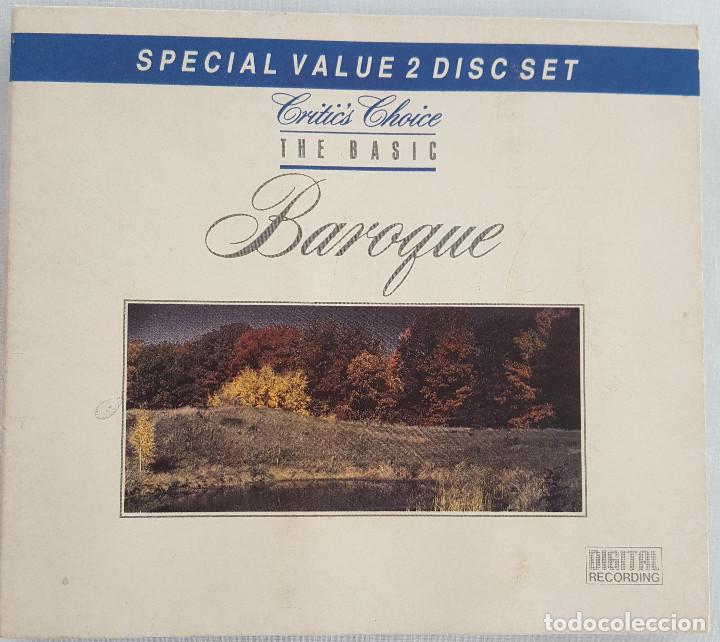 CDs de m&uacute;sica: EXCELENTE. THE BASIC BAROQUE. 2 CD. ENGLISH PHILARMONIC ORCHESTRA. CRITICS CHOICE. THE BASIC - Foto 1