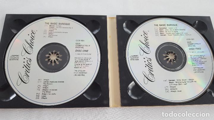 CDs de m&uacute;sica: EXCELENTE. THE BASIC BAROQUE. 2 CD. ENGLISH PHILARMONIC ORCHESTRA. CRITICS CHOICE. THE BASIC - Foto 3