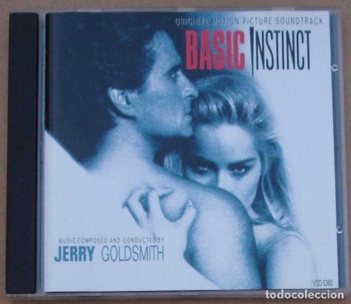 CDs de m&uacute;sica: BASIC INSTINCT - INSTINTO BASICO (CD) 1992 - 10 TEMAS - JERRY GOLDSMITH - Foto 1