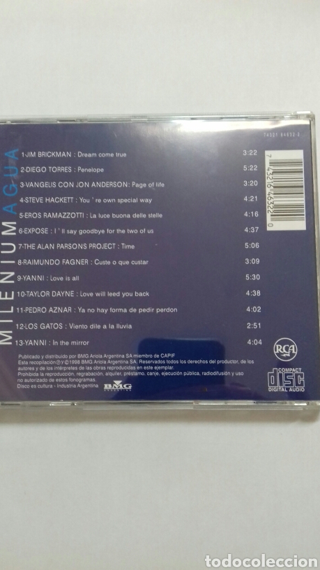 CDs de m&uacute;sica: MILENIUM. AGUA - Foto 2