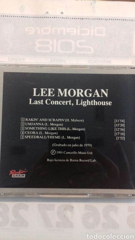 CDs de m&uacute;sica: Lee Morgan. Last Concert Lighthouse - Foto 2