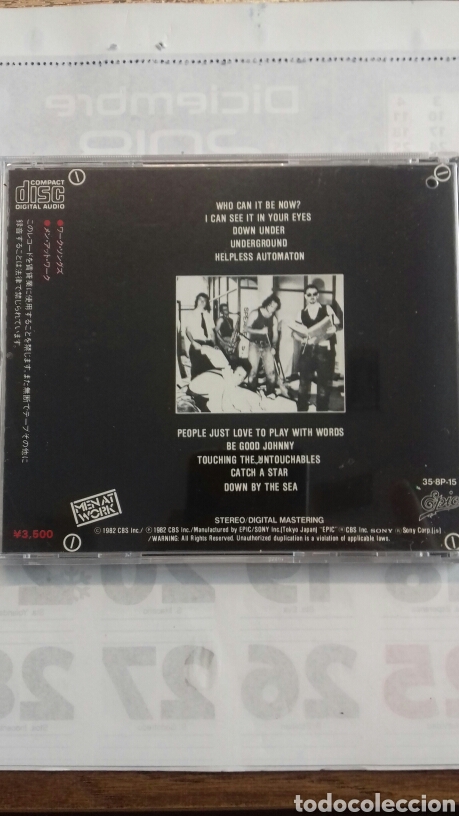CDs de m&uacute;sica: Men at Work. Business as Usual - Foto 2