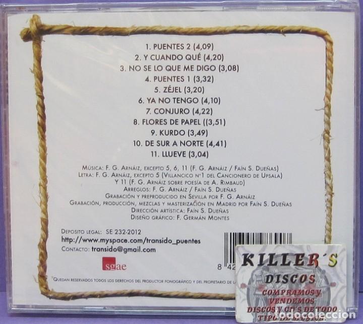 CDs de m&uacute;sica: Transido - Puentes - CD precintado - Foto 2