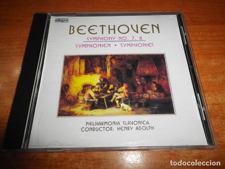 CDs de M&uacute;sica: BEETHOVEN Symphony no 7,8 SYMPHONIEN SYMPHONIES CD ALBUM ALEMANIA HENRY ADOLPH PHILARMINIA SLAVONICA