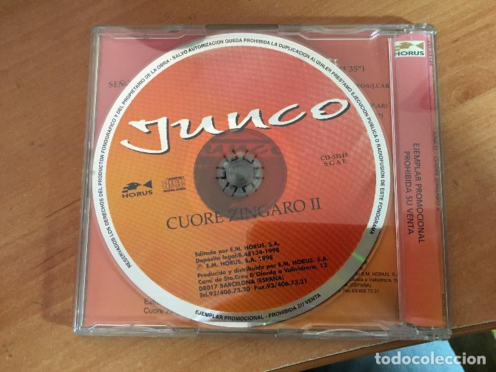 CDs de m&uacute;sica: JUNCO (CUORE ZINGARO II) CD PROMO (CDI21) - Foto 2