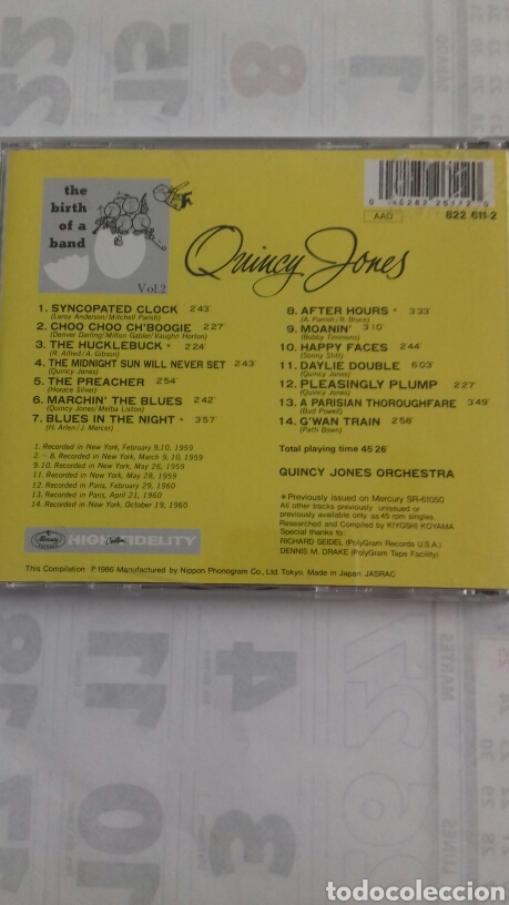 CDs de m&uacute;sica: Quincy Jones. Vol 2 - Foto 2