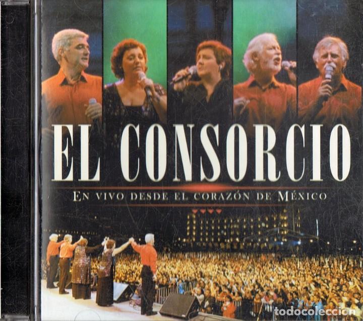 CDs de m&uacute;sica: EL CONSORCIO EN VIVO DESDE EL CORAZ&Oacute;N DE M&Eacute;XICO - Foto 1