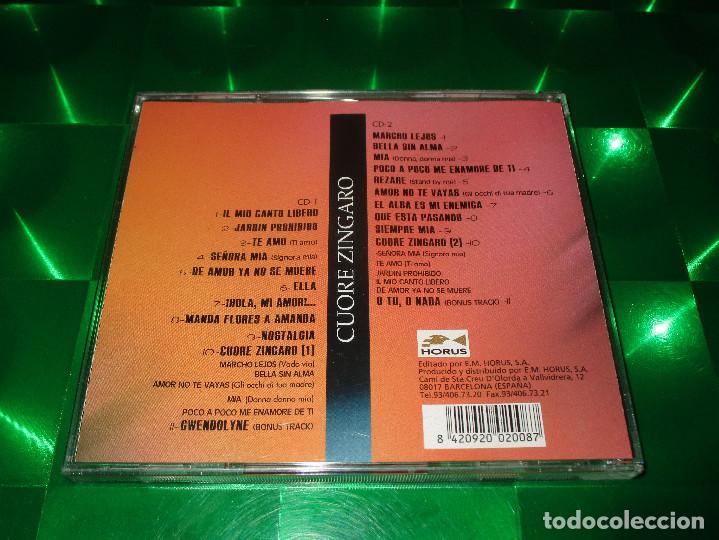 CDs de m&uacute;sica: JUNCO ( CUORE ZINGARO ) - 2 CD - HORUS - CORAZON GITANO - Foto 3