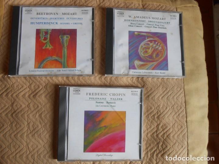 CDs de m&uacute;sica: Beetthoven-Mozart-Chopin - Foto 1