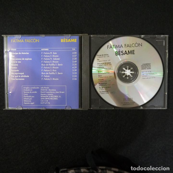 CDs de m&uacute;sica: F&Aacute;TIMA FALCON - B&Eacute;SAME - CD 1994 - Foto 2
