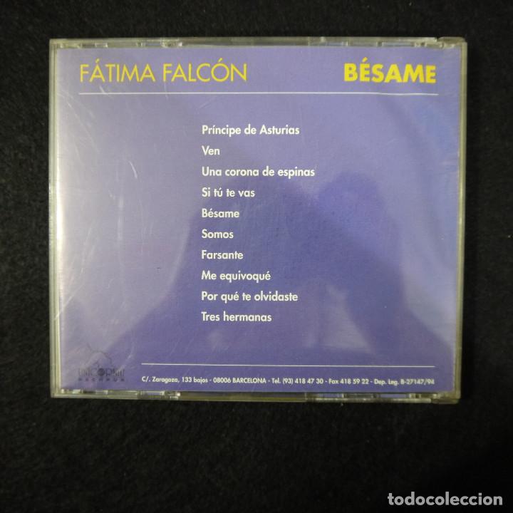 CDs de m&uacute;sica: F&Aacute;TIMA FALCON - B&Eacute;SAME - CD 1994 - Foto 3