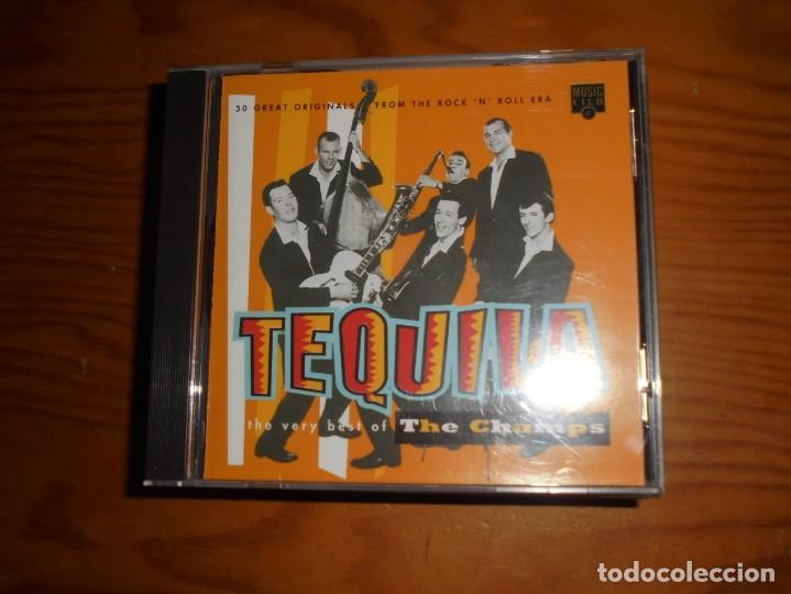 Music CDs: THE VERY BEST OF THE CHAMPS. TEQUILA. MUSIC CLUB, 1996. CD. IMPECABLE(#)