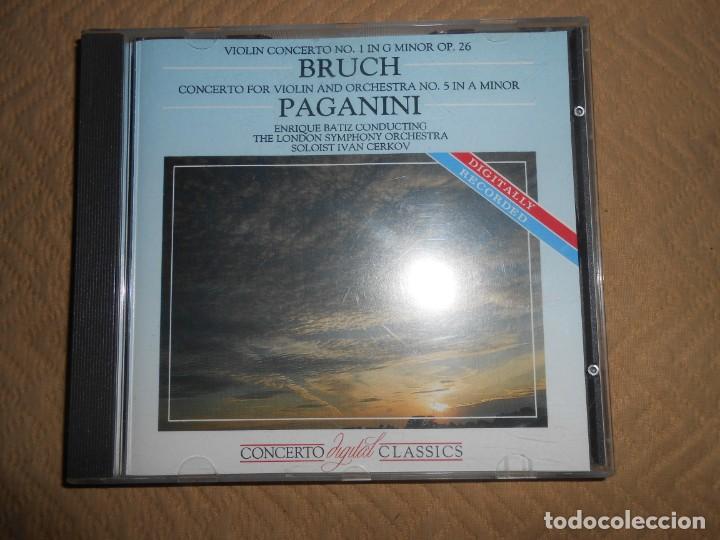 CDs de m&uacute;sica: BRUCH    /    PAGANINI - Foto 1